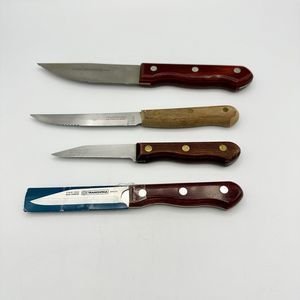 Tramontina High Carbon Stainless Steel Knives Lot 4 Porterhouse Steak Paring